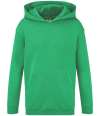 62043 Children's Hooded Sweatshirt Heather Green colour image